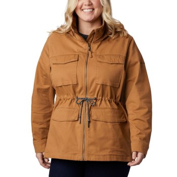 Columbia Ženske Jakne - Tummil Pines Plus Size Smeđe | FCKE-75304